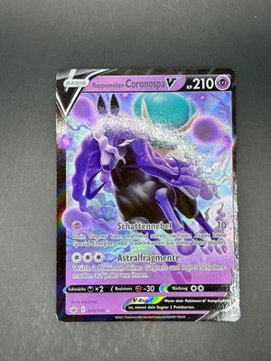 Shadow Rider Calyrex V 074/198 Holo V Rare Chilling Reign Pokemon Holo NM DE