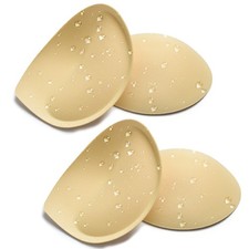 Super Thick Push-up Inserts - Waterproof 2 Pairs Sew in Bra Cups for Dress, B...