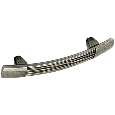 Pamar Bellona Schubladengriff (Möbelgriff) Breite 149 mm Zinkguss alufarbig