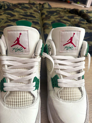 Nike SB Air Jordan 4 Skate Shoes White/Green US 10.5