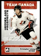 2006-07 In The Game Heroes and Prospects Kristopher Letang #145