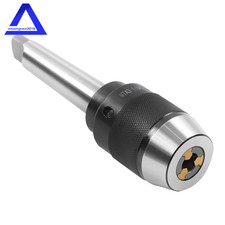 Heavy Duty Alloy Steel Keyless Drill Chuck MT32 Integrated Shank Jaws 1/64"-1/2"
