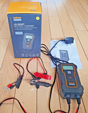 Halfords Advanced 4A Smart Battery Charger & Maintainer, 6V & 12V Batts, Boxed