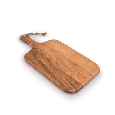 Samhita Acacia Wood Cutting Board, for Meat, Cheese, Bread, 15''L x 7''W, Brown