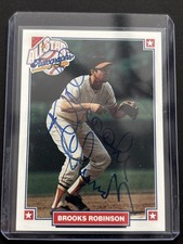 1993 Brooks Robinson Autographed Nabisco All Star Card