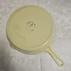 Griswold #8 Cast Iron Skillet Yellow Enamel Erie PA