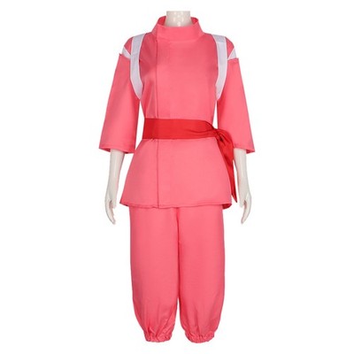 Anime Chihiro Ogino Cosplay Costume Japanese Kimono Halloween Carnival PartySuit