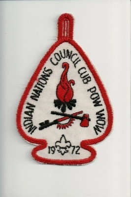 1972 Indian Nations Council Cub Pow Wow patch