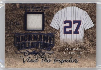 2019 Leaf ITG Used Sports 15/30 Vladimir Guerrero #NHF-19 HOF 18l6