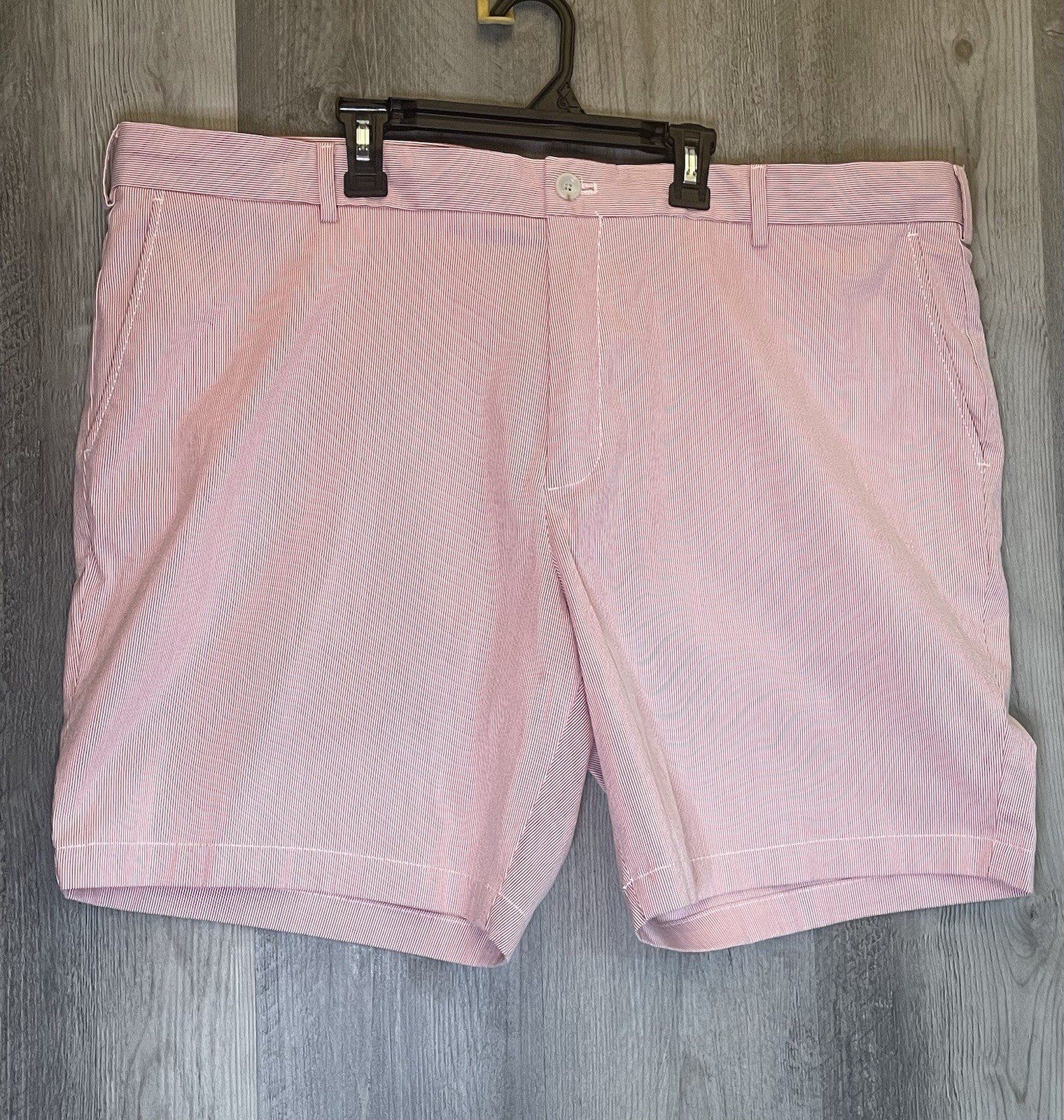 Charles Tyrwhitt Shorts Mens 44 Cotton Stretch Flat Front Preppy