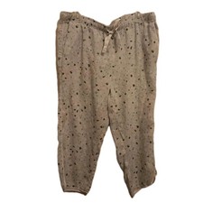 Stars Above PJ Pants, Women's Size XL, Lounging, Blue, Pockets, Elastic