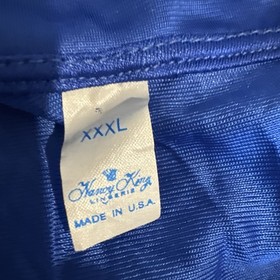 Nancy King Lingerie XXXL Royal Blue Ankle Length Nightgown Made in USA Vintage