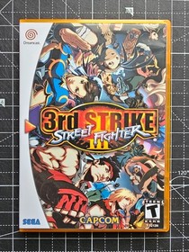 Dreamcast Street Fighter III You Choose Custom Case Color-NO Game or Manual