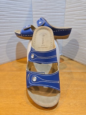 Inblu Soft Anatomico Ladies Sandals Sz 38 (US 8) Preppy Boho Beach Gorpcore Soft