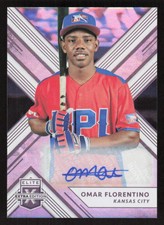 2018 PANINI ELITE EXTRA EDITION OMAR FLORENTINO 119 MINT AUTOGRAPH KANSAS CITY