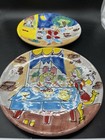 Italian Art Hand Painted Plates Collection 8” - Set of 2