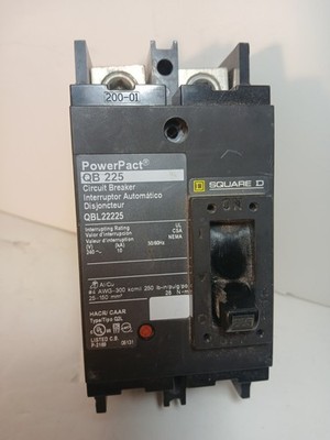  SQUARE D QBL22225 POWERPACT CIRCUIT BREAKER  BARELY USED   
