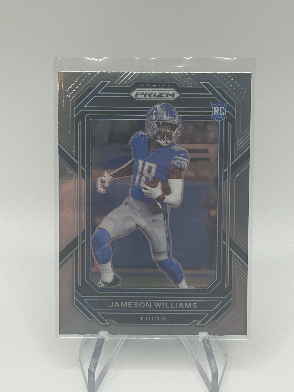 2022 Prizm Jameson Williams Football Base Rookie Detroit Lions RC #311