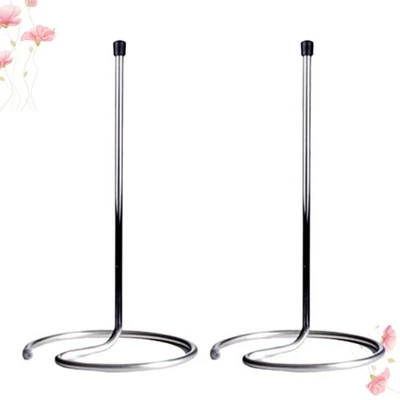 2 Pack Dekanter Trockner Wein Karaffen Weinkaraffe Weinflaschenständer - Bild 1 von 4