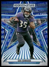 Gus Edwards /149 2024 Panini Rookies & Stars #55 True Blue Los Angeles Chargers