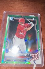 2021 Bowman Draft - Chrome Daylen Lile #BDC-18 Green Refractor /99 (RC)