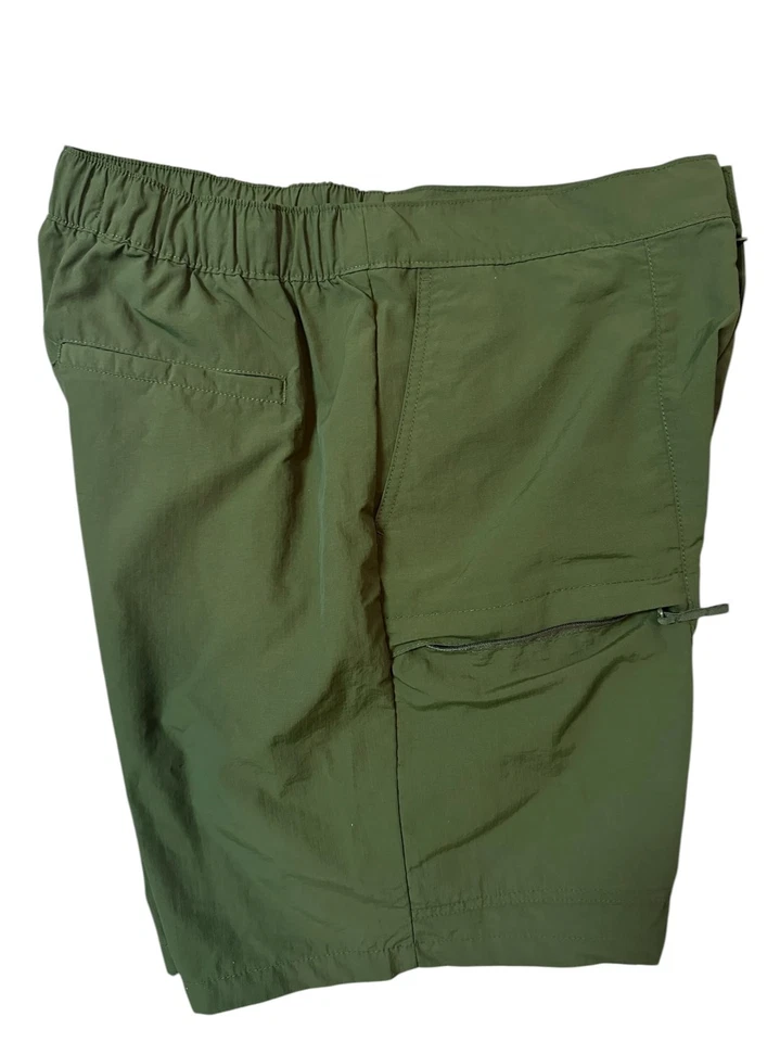 Pantalones Cortos de Carga Híbridos Old Navy Tech Para Mujer Verde 7" Entrepierna Bolsillos de Carga - Medianos Foto 4 de 4
