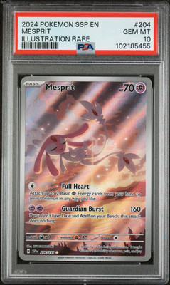 今叶星　ssp　PSA8 2024 POKEMON SSP EN-SURGING SPARKS ILLUSTRATION RARE #204