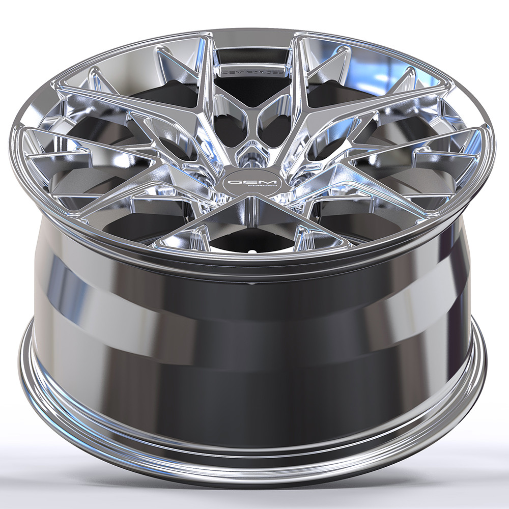 20" / 21" GEM Forged GL-01 Chrome Wheels for McLaren 720S (2016–2023)