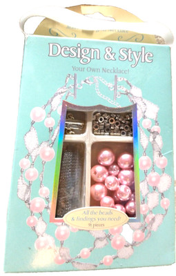 Design & Style Your Own Necklace All the Beads and Findings You Need! 91 pcs DYI