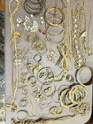 A1 Lot Vintage Gold Tone Costume Jewelry Lot Gold Tone Chaines