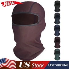 Winter Windproof Fleece Ski Mask Balaclava Headwear Unisex Neck Gaiter Scarf