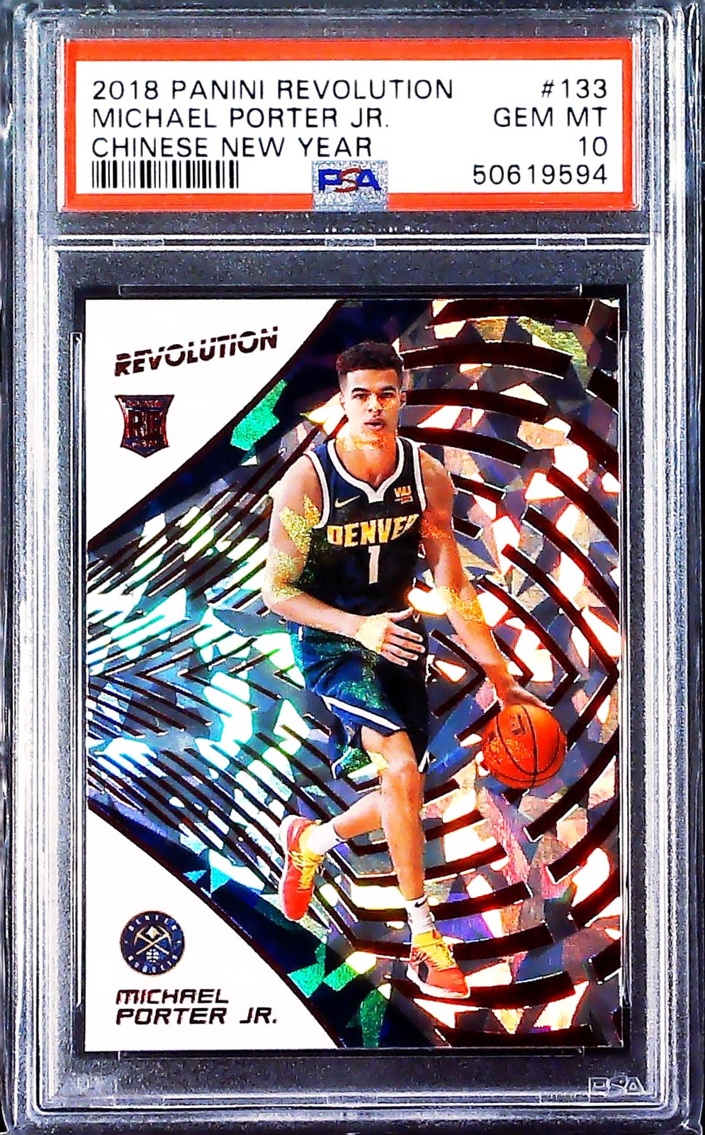 Michael Porter Jr. 2018 Panini Revolution Chinese New Year #133 PSA 10