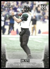 Cole McDonald Rookie 2020 Leaf Draft #25 Hawaii Rainbow Warriors