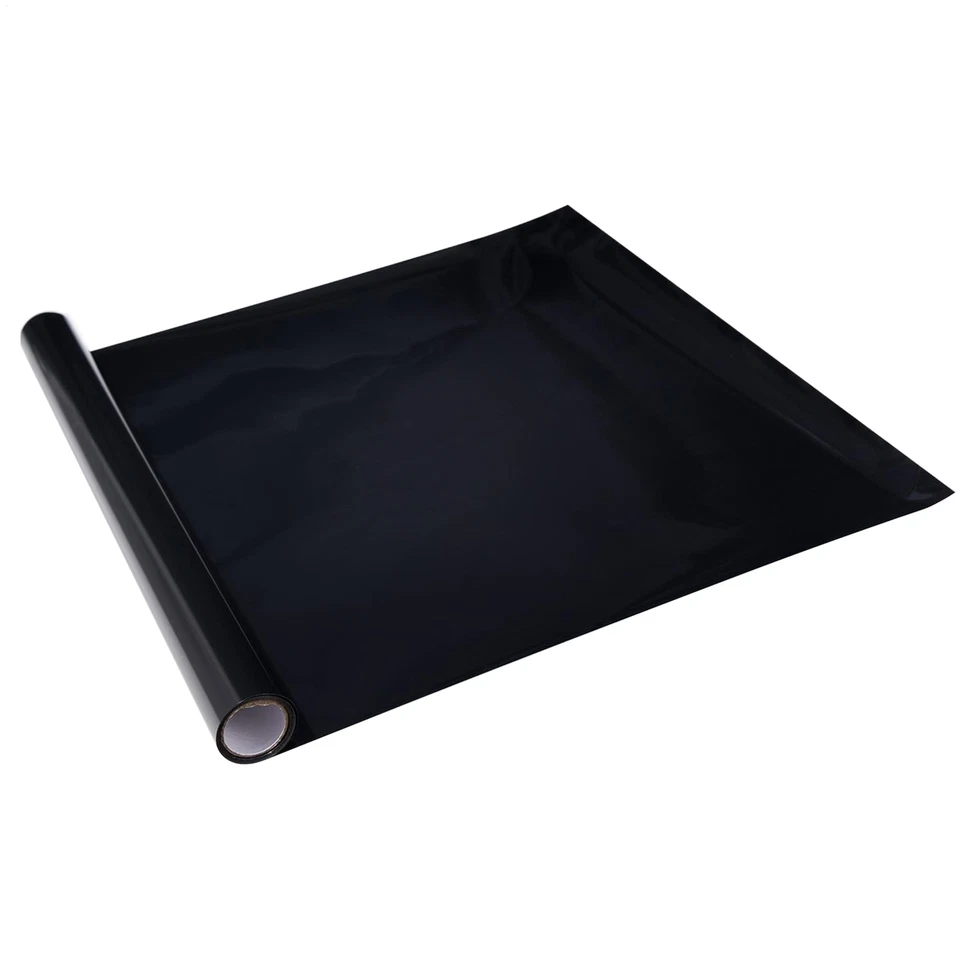 Fondo de acuario adhesivo estático fondo de pecera negro fondo de pantalla peces Foto 3 de 4