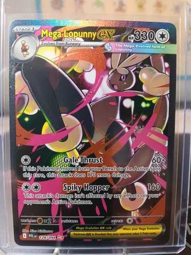 Pokemon TCG Mega Lopunny EX Phantasmal Flames Secret Rare Holo EN 128/094