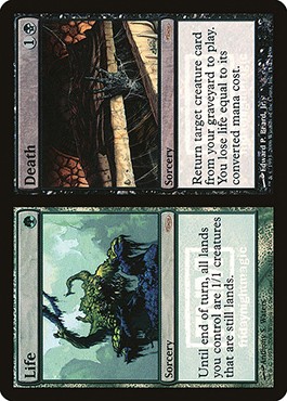 Magic MTG - Life // Death - FNM - EXC - EN - FOIL