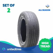 Set of (2) Driven Once 225/65R17 Advanta ER-800 102H - 10/32