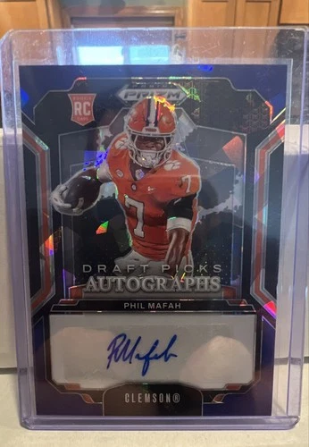 2025 Panini Prizm Draft Picks -Draft Picks Autographs Phil Mafah #DPA-PMH Blue🔥