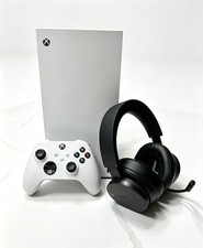 Microsoft Xbox Series x 1TB White Video Game Console With Controller & Headset