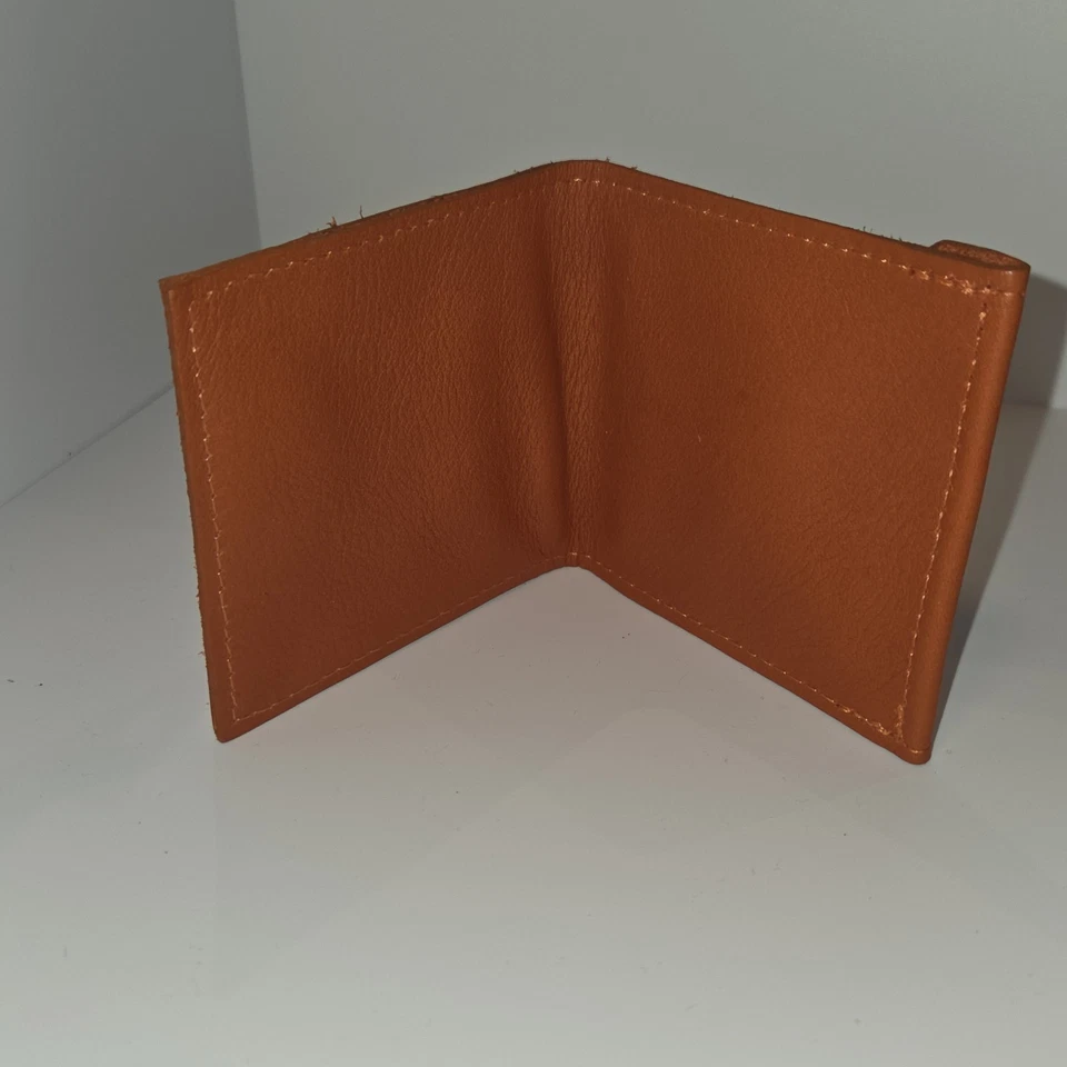 Shinola Detroit Naranja Castaño Cuero Gafas de Sol Estuche Bolsa Viaje Vidrio Marrón Foto 4 de 4