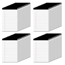 5" x 8" Note Pads of Legal Pads 30 Sheets Notepad College 5x8 Inch 48 Pack