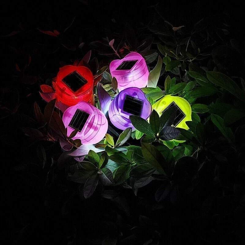 Tulips Shape LED Solar Lights Outdoor Garden Garden Standing Plug Lights Decor