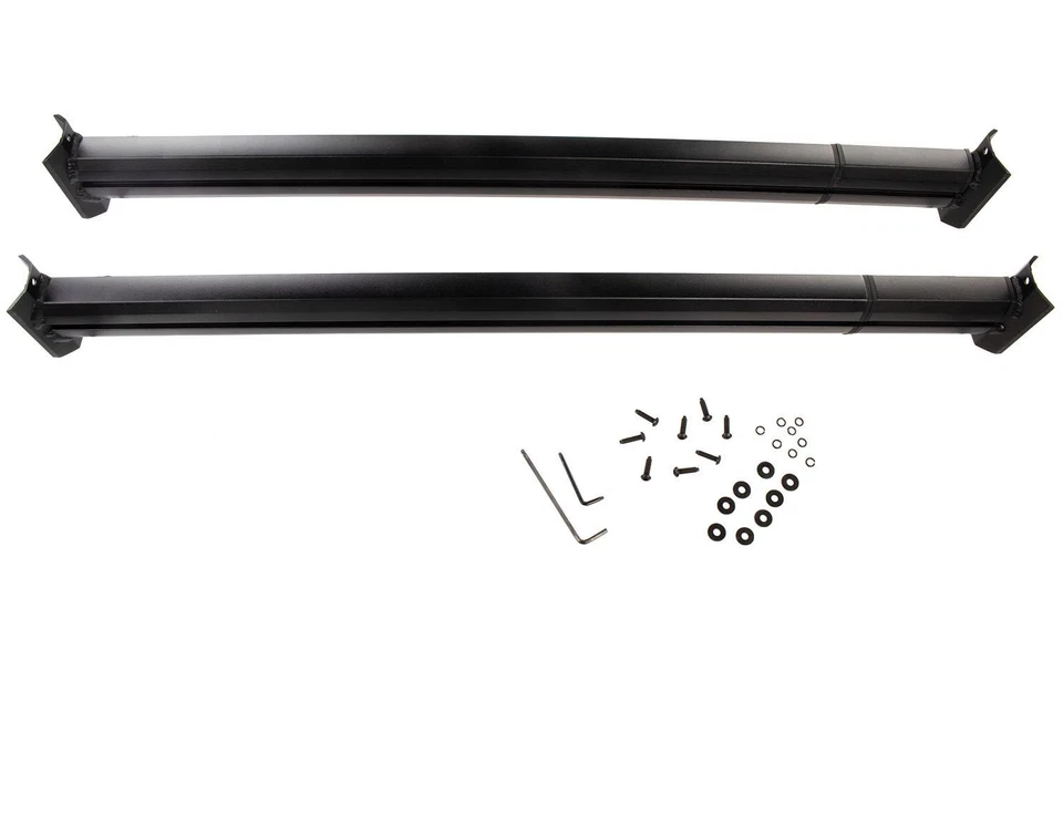 FORD Yakima Telescoping 36-64" Truck Cargo Area Bed Rack Side Bar Rails in Black Foto 3 de 4