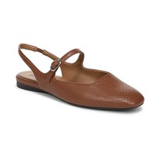 Women's Naturalizer Anikka Mary Jane Flats Walnut Brown Faux Leather