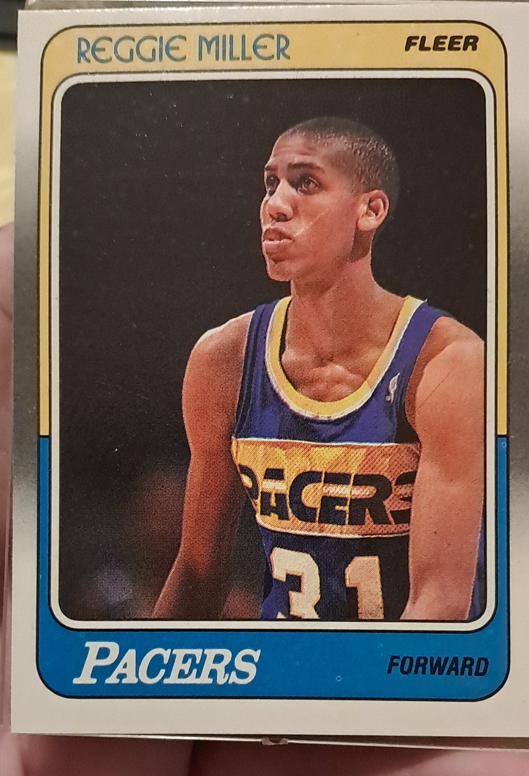 1988-89 Fleer - Reggie Miller #57 (RC)