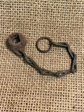Dug Civil War Enfield Nipple Protector With Complete Brass Chain Attached