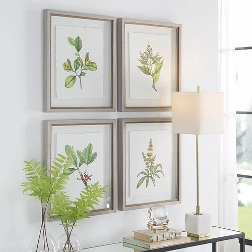 Uttermost 41461 Wildflower Study 22 X 19 inch Framed Prints, Set of 4 - Picture 2 of 7