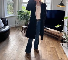 Borg Coat / Black / Size 10 (easily fit a Size 12)