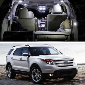 White 5x Led Smd Light Interior Bulbs Kit For Ford Explorer 2011