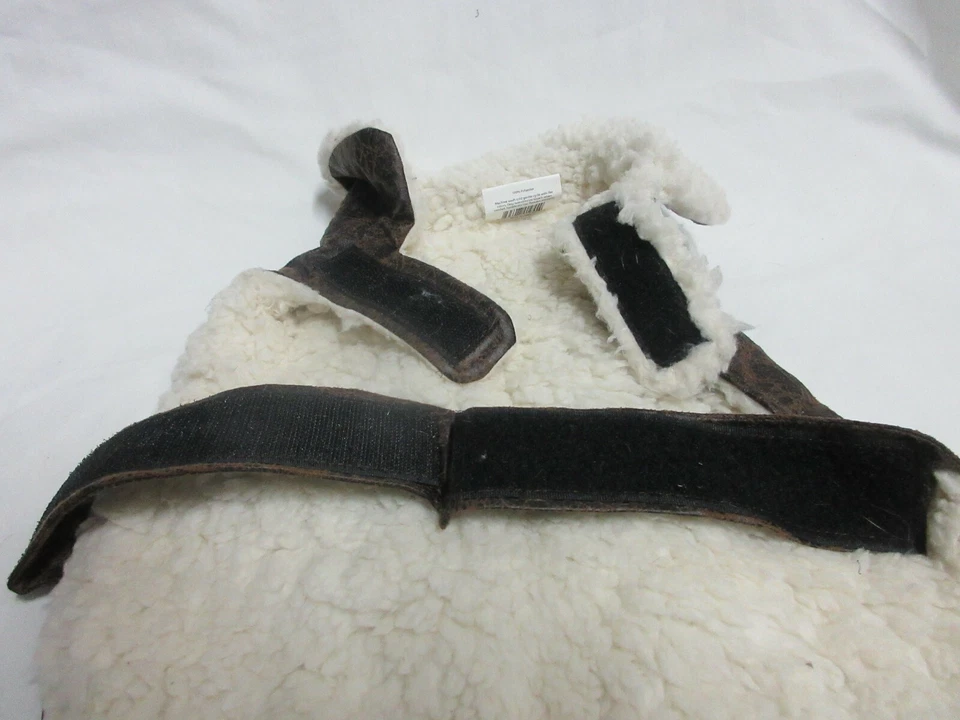  Chaqueta Abrigo Chaleco PERRO Envejecido Marrón Imitación Cuero Forro Piel Sintética Med Hound2O Foto 4 de 4